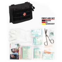 MIL-TEC First Aid Set LEINA PRO 25-teilig schwarz Molle...