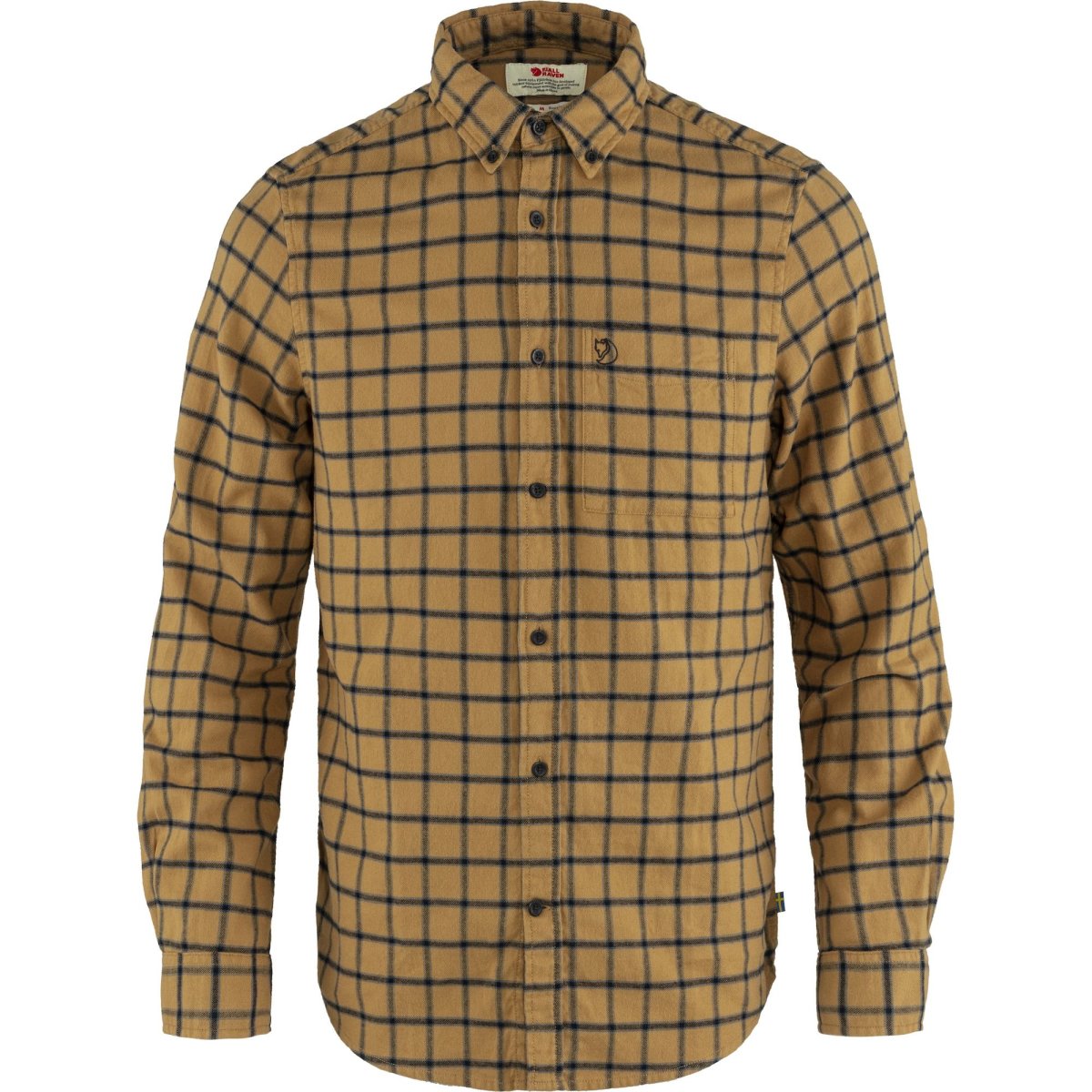 Fj&auml;llr&auml;ven &Ouml;vik Flannel Shirt  82979 buckwheat brown Herrenhemd Outdoorhemd Hemd