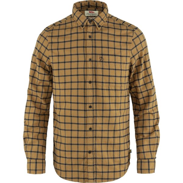 Fjällräven Övik Flannel Shirt  82979 buckwheat brown Herrenhemd Outdoorhemd Hemd