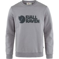 Fjällräven Logo Sweater Sweatshirt  84142  flint grey Herren Pullover Sweater Shirt