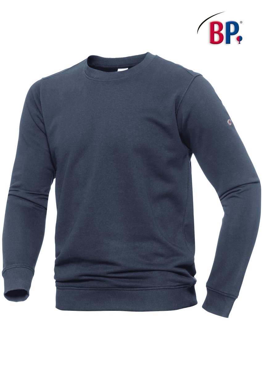 BP Workwear Sweat Shirt f&uuml;r Sie &amp; Ihn 1720 nachtblau modern fit unisex Shirt