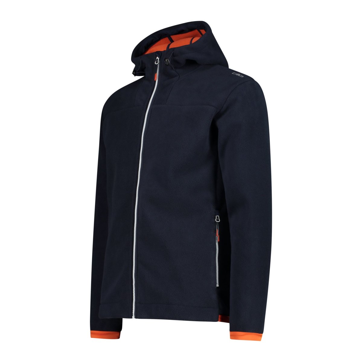 CMP Herren Arctic Fleece Jacket Fix Hood 32M2487  b.blue-arancio