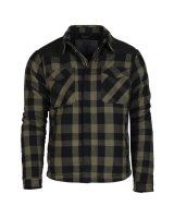MIL-TEC Lumberjacket  schwarz/oliv Holzfällerjacke Jacke