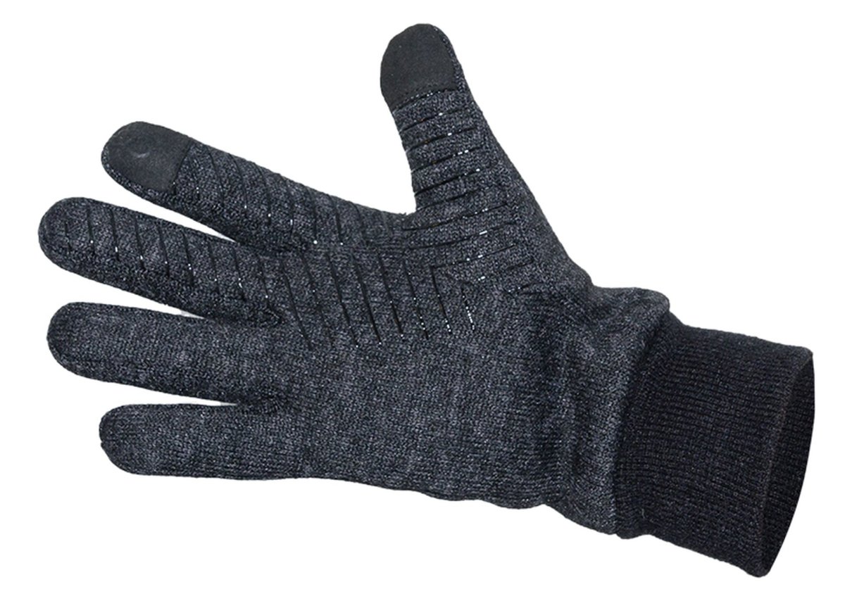 ARECO Strickhandschuh ETIP 17690  schwarz Handschuhe Fingerhandschuh