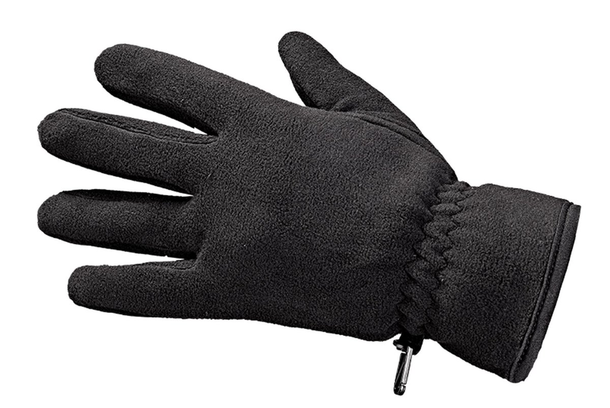 ARECO Fleecehandschuh 17501  schwarz Handschuhe Fingerhandschuh