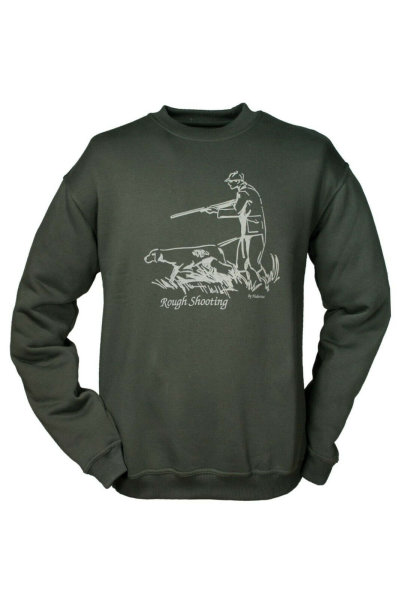 HUBERTUS Hunting Shirt Herren Sweatshirt  ROUGH SHOOTING oliv  Sweater Pulli L