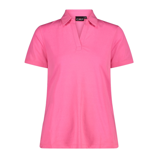 CMP Damen Polohemd Shirt Woman Polo 33N5586 pink fluo