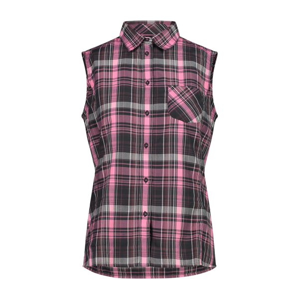 CMP Damen Bluse Woman Shirt  33S5646 antracite-pink fluo-plum