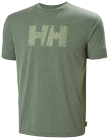 HH Helly Hansen Skog recycled Graphic T-Shirt  63082 spruce Brand Logo T-Shirt