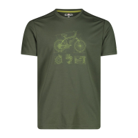 CMP Herren Pique Shirt T-Shirt  30T5057 oil green...