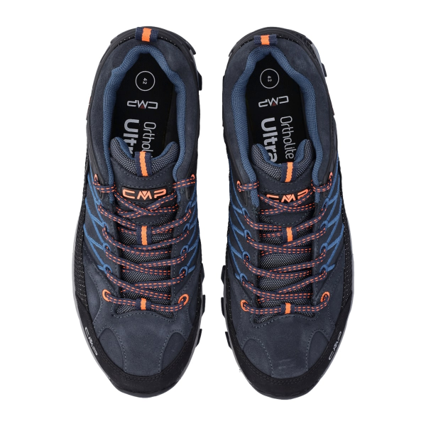 CMP Herren Rigel Low Trekking Schuhe WP 3Q13247 b.blue-flash orange, 89,95 €