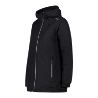 CMP Womwn Long Fix Hood Jacket 32Z1396 nero Damen Winterjacke