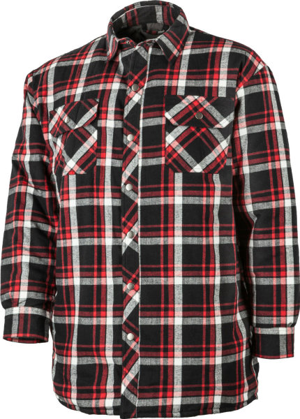 ALBATROS TILER  Thermohemd 292100  rot schwarz  Hemd Arbeitshemd Winterhemd wattiert XL