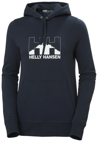 HH Helly Hansen Women Nord Graphic Pullover Hoodie 62981 navy Damen Kapuzenpullover