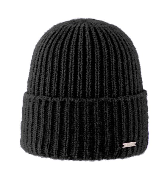 ARECO Damen Fleecy Beanie 7610 schwarz  Mütze  Wintermütze