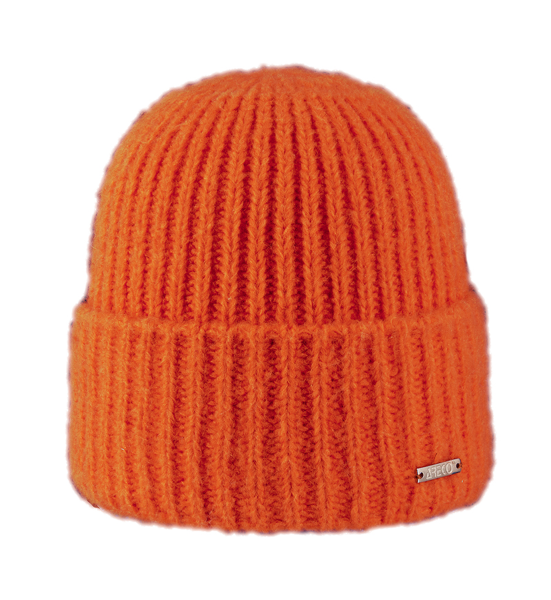 ARECO Damen Fleecy Beanie 7610 orange  Mütze  Wintermütze