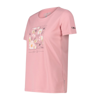 CMP Damen Shirt Pique Print woman T-Shirt 38T6656 rose