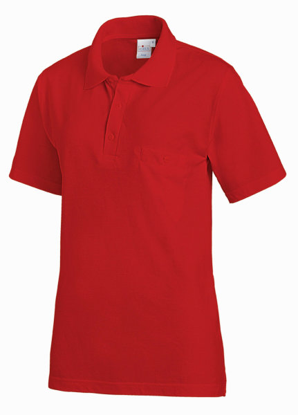 LEIBER Polo Shirt  08/241  Poloshirt 1/2 Arm Fb. rot  Gastro Medizin Catering  L