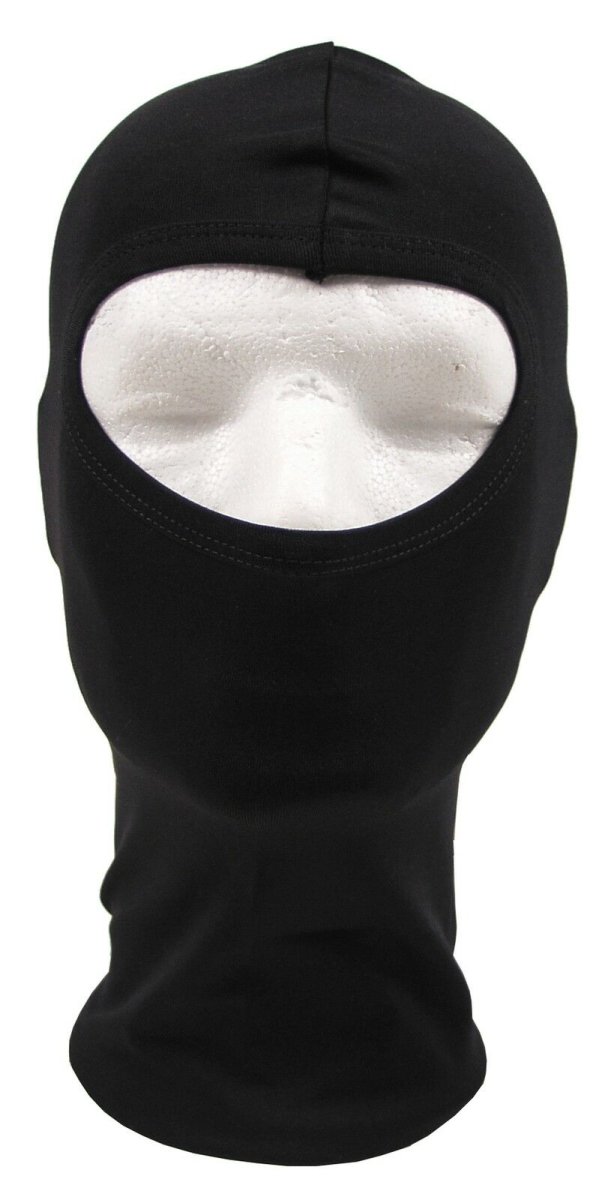 MFH Sturmhaube schwarz Balaclava  1-Loch Maske one size Kopfhaube Gesichtsmaske