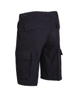 Mil-TEC Bermuda R/S cotton schwarz prewash Hose Military Shorts Bermudas