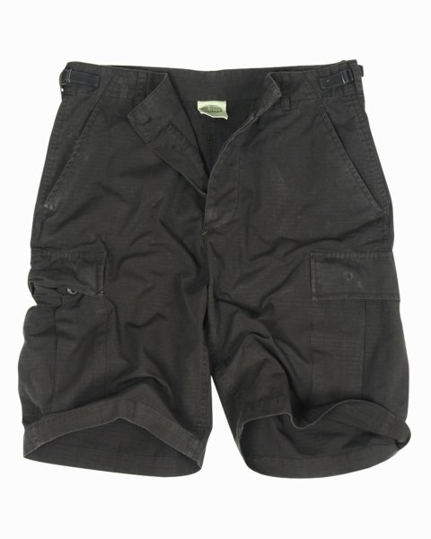 Mil-TEC Bermuda R/S cotton schwarz prewash Hose Military Shorts Bermudas  2XL