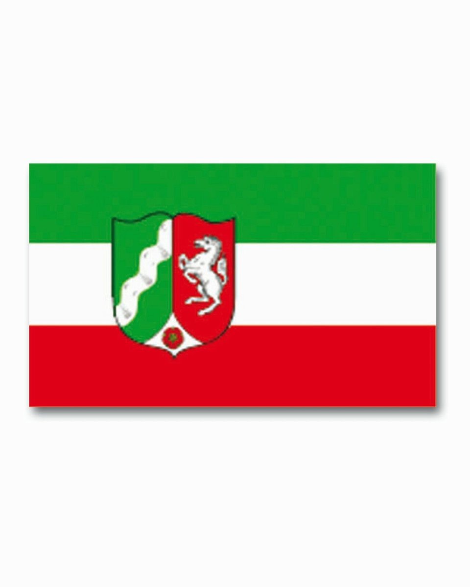 MIL-TEC Flagge Fahne NRW   Nordrhein-Westfalen  90x150cm Landesfahne  