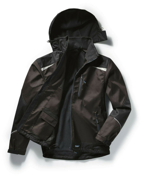 Pionier Workwear OUTDOOR Softshell Jacke 5863 Herren Outdoor Jacke braun schwarz