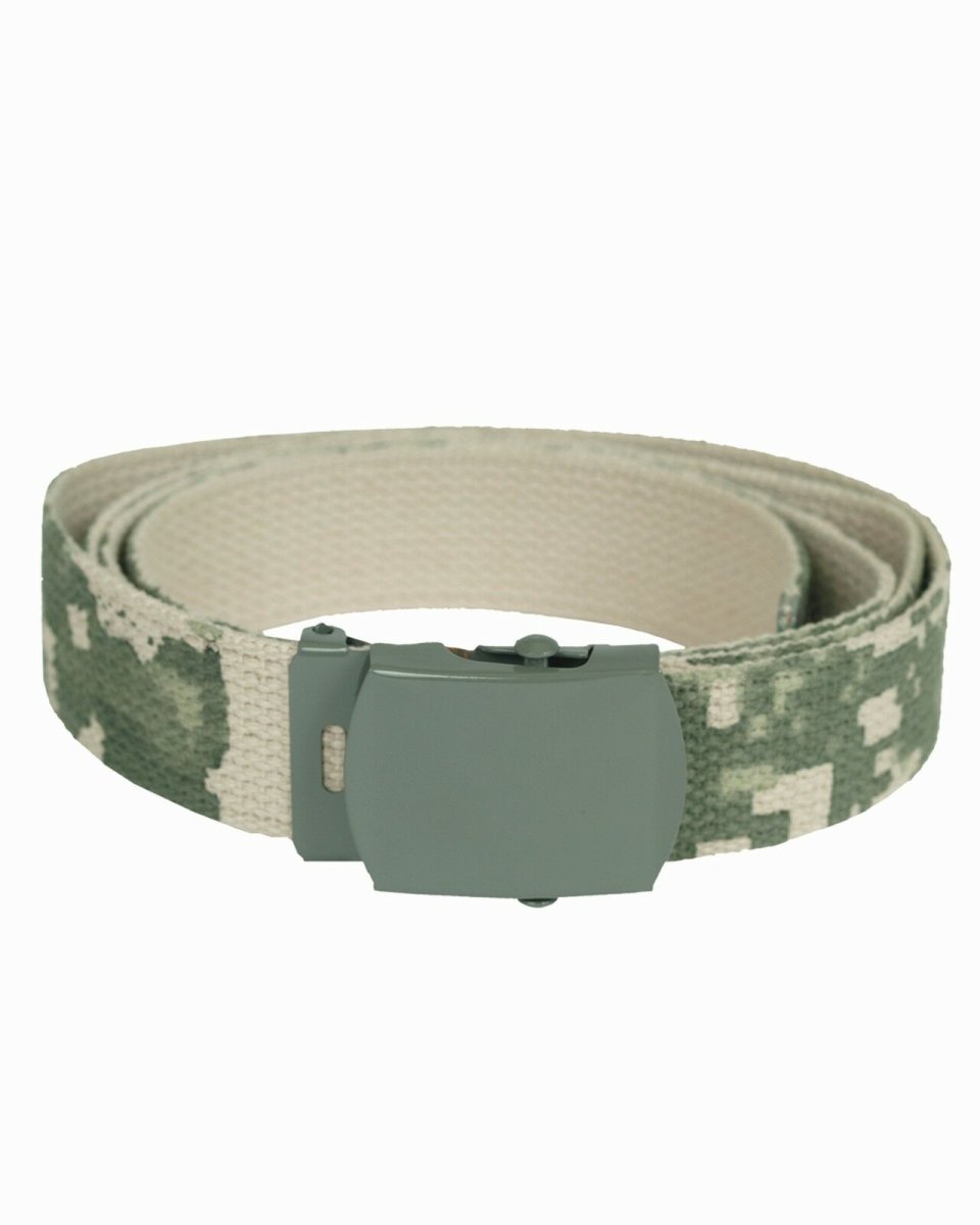 MIL-TEC Hoseng&uuml;rtel Cotton AT-digital  Army Military G&uuml;rtel Koppel Canvas Belt
