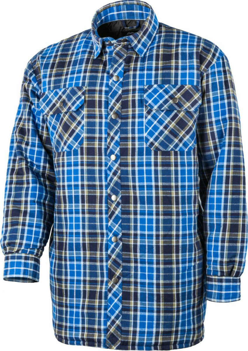 ALBATROS TILER  Thermohemd 292100  blau schwarz  Hemd Arbeitshemd Winterhemd wattiert