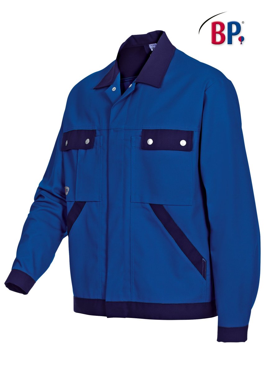 BP Workwear Workerjacke 1454 Blouson CottonPlus Arbeitsjacke k&ouml;nigsblau / d.blau