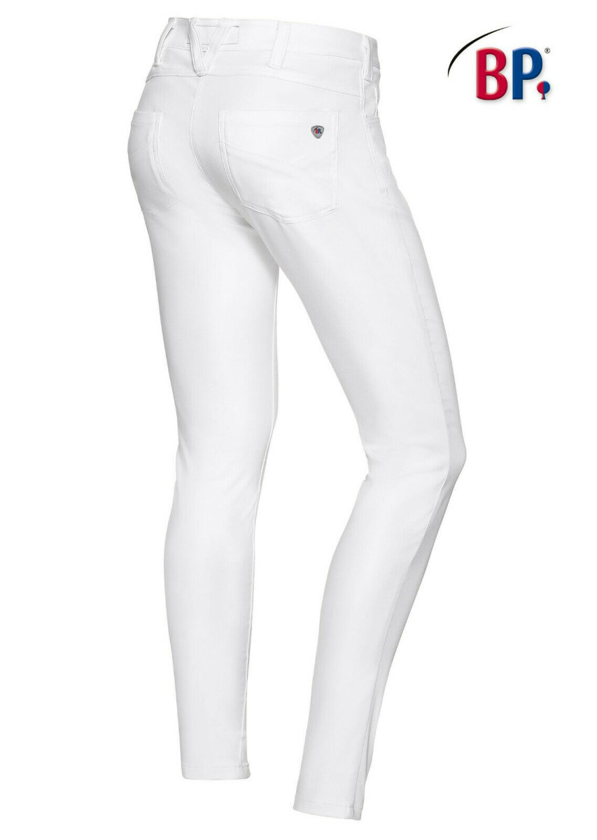 BP&reg; Skiny Jeans 1770 wei&szlig; Damenhose Damen Stretch Berufshose Medizin &amp; Pflege