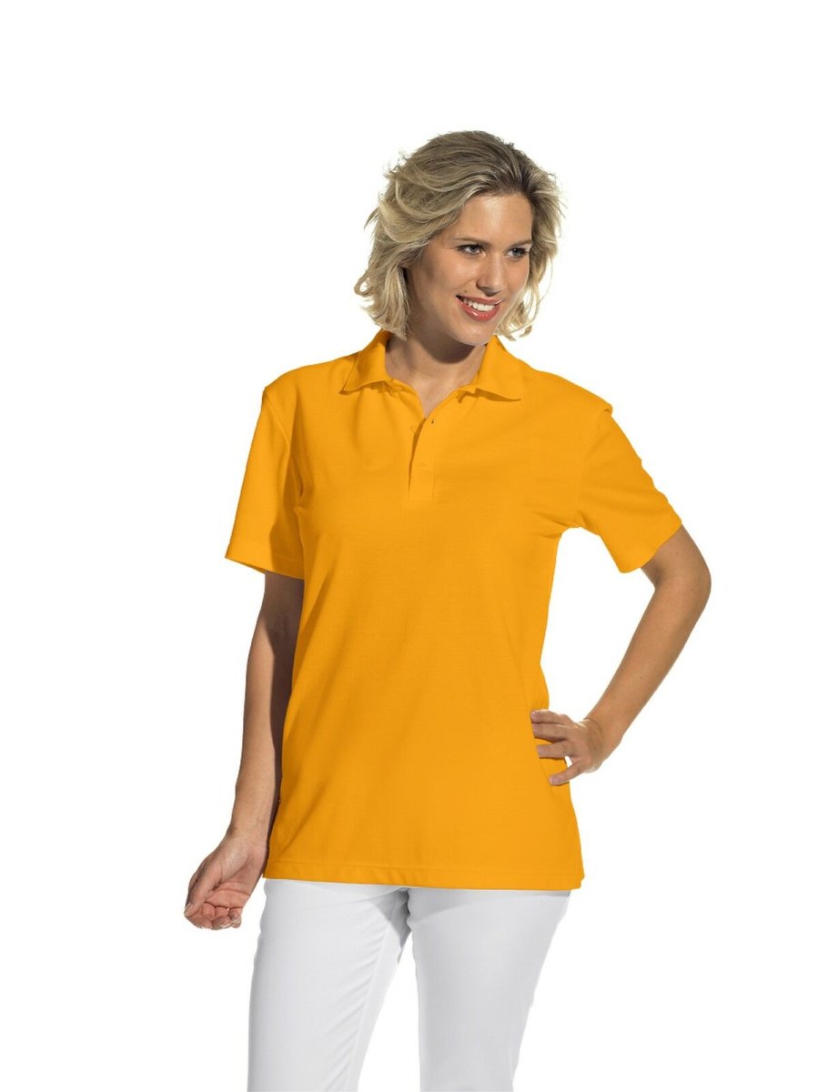 LEIBER Polo Shirt  08/2514 Poloshirt 1/2 Arm Fb. mango Gastro Medizin Catering