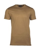 MIL-TEC  T-Shirt coyote US Style Rundhals Shirt Cotton Shirt