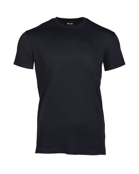 MIL-TEC  T-Shirt schwarz US Style Rundhals Shirt Cotton Shirt L