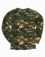 MIL-TEC Langarm Shirt  Army Shirt  woodland Cotton Shirt...