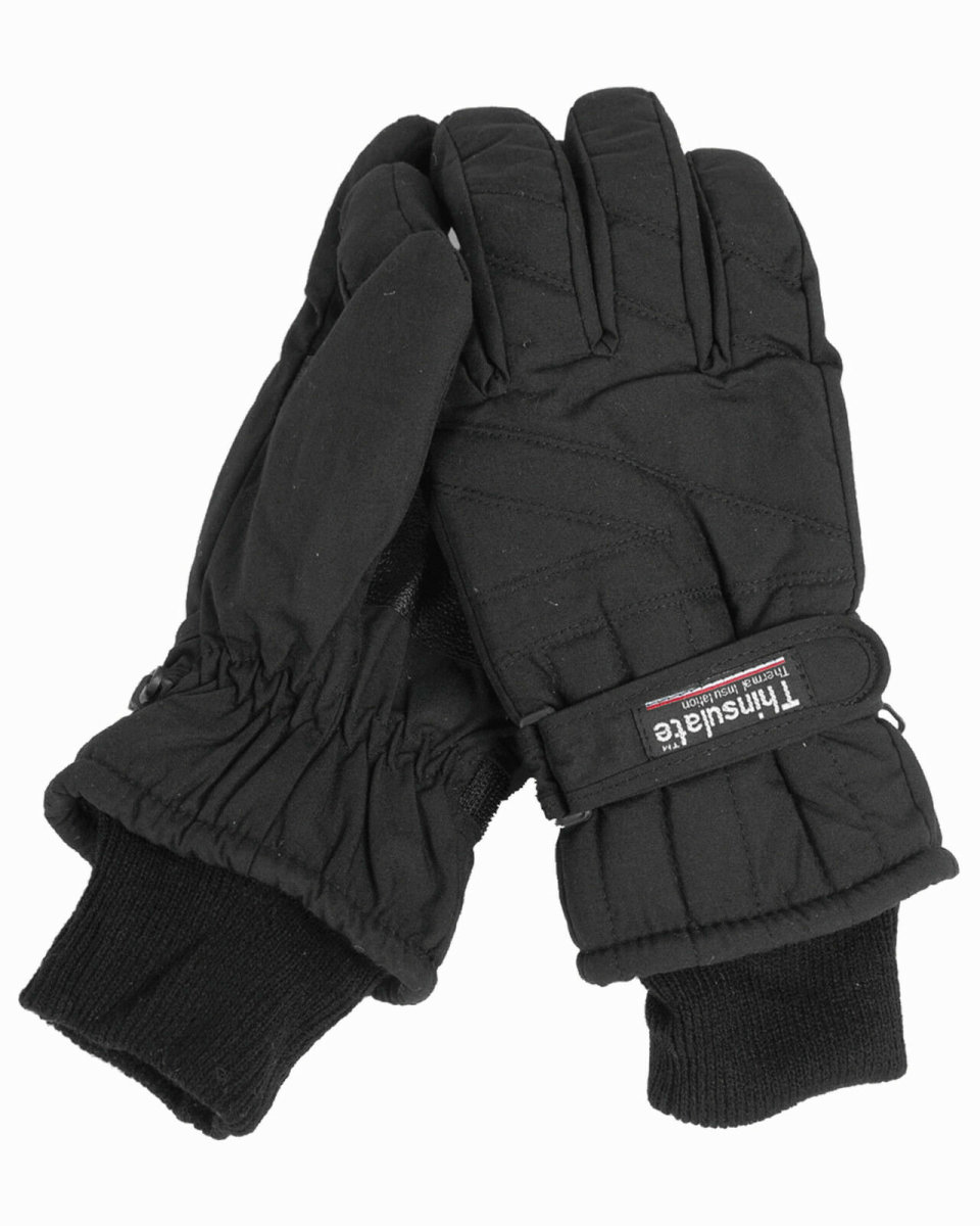 MIL-TEC Thinsulate Fingerhandschuhe Handschuhe schwarz Winterhandschuhe