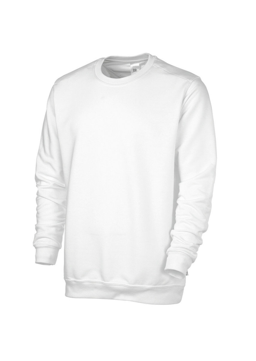 BP Workwear Sweatshirt  1623  Shirt f&uuml;r SIE &amp; IHN  Pulli Sweater wei&szlig;  unisex M
