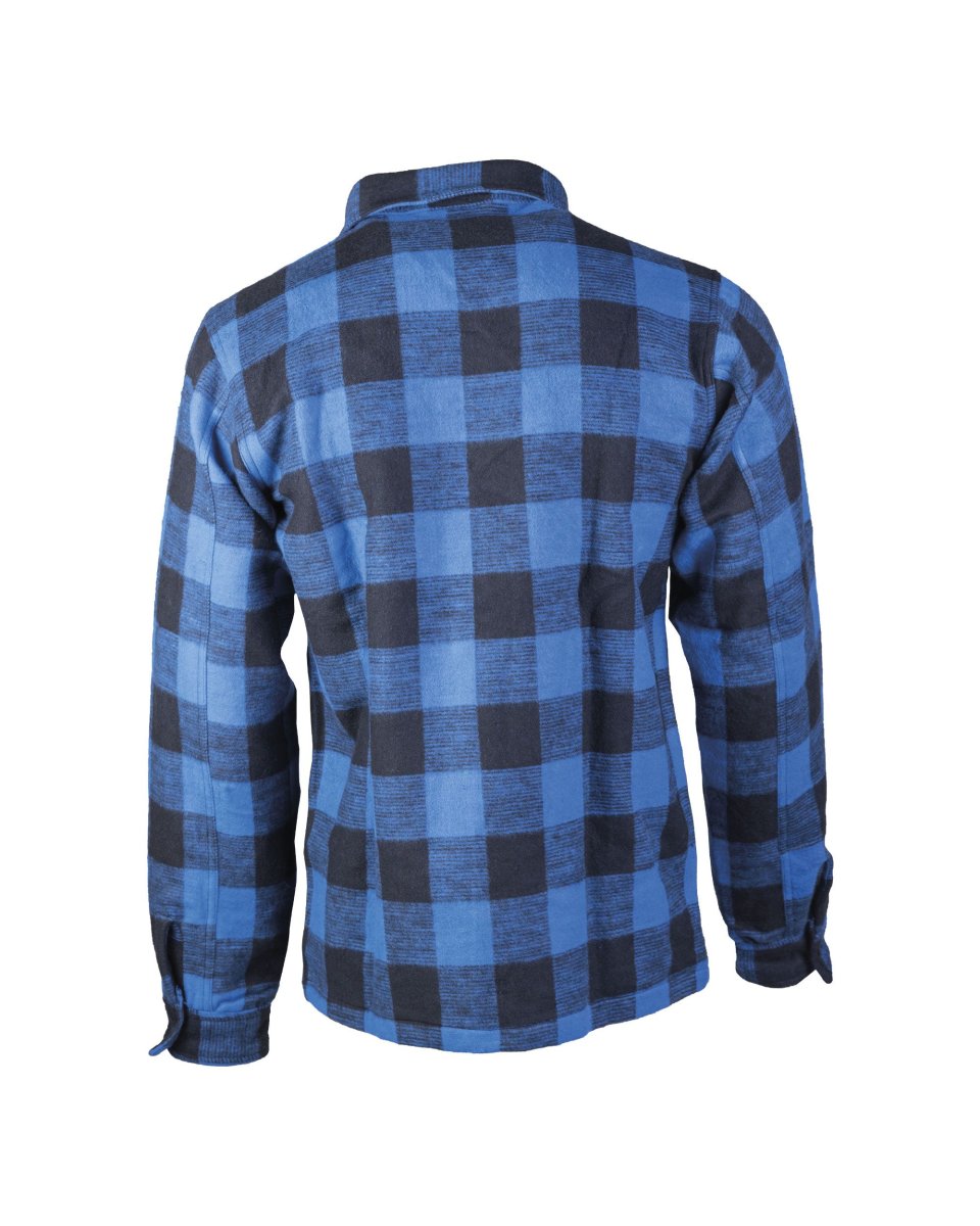 MIL-TEC Holzf&auml;llerhemd Karohemd blau/schwarz Hemd Arbeitshemd Baumwollhemd