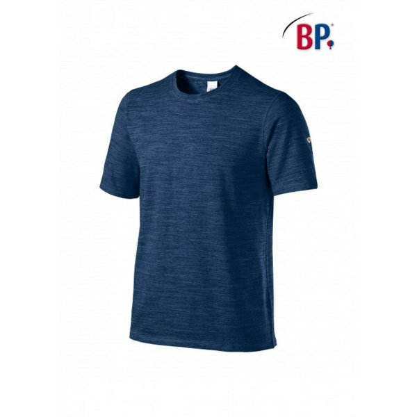 BP Workwear T-Shirt für Sie & Ihn 1714 space blau modern fit Shirt Stretch L