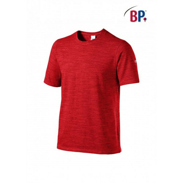 BP Workwear T-Shirt für Sie & Ihn 1714 space rot modern fit Shirt Stretch S