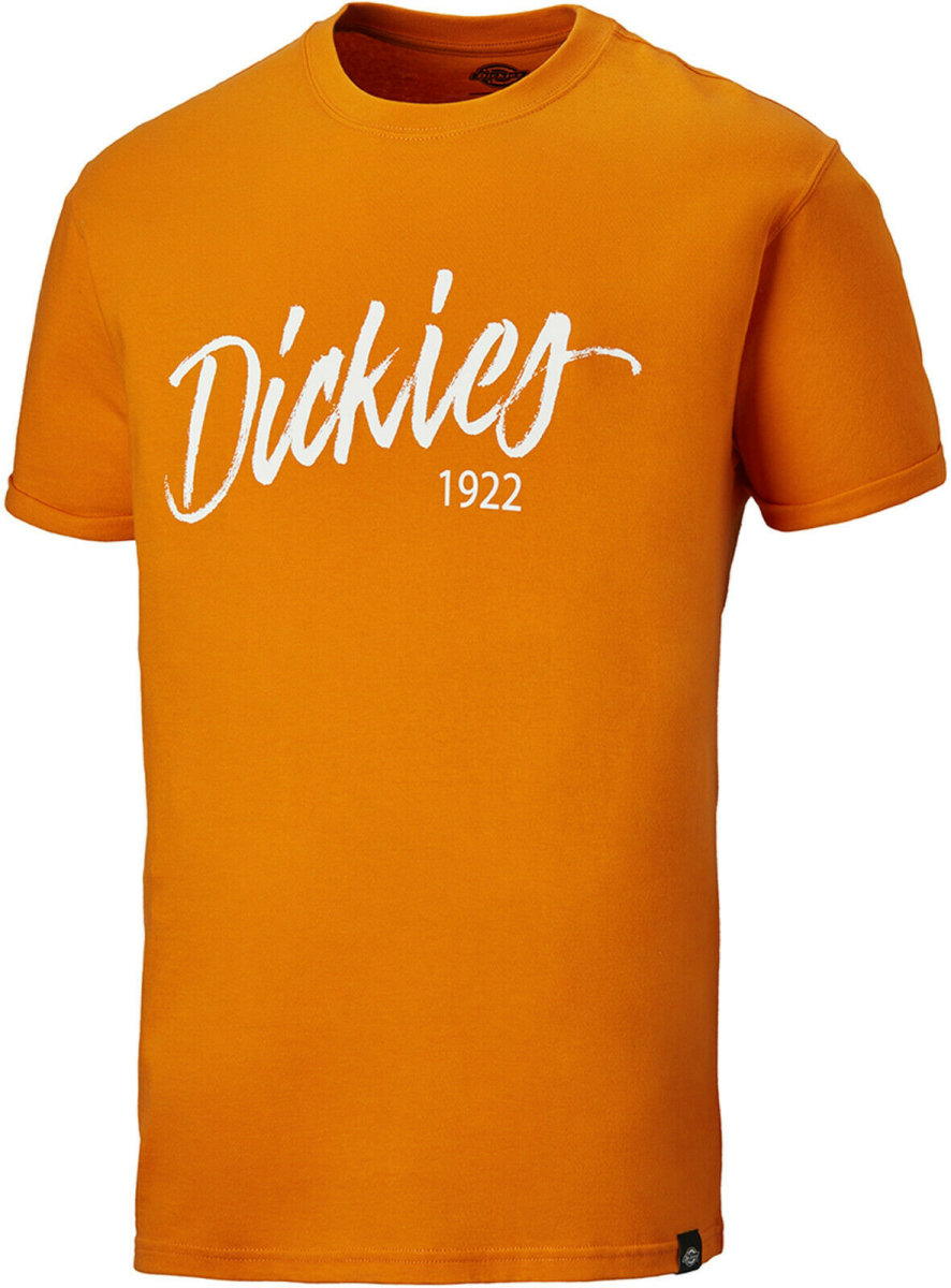 Dickies Hanston T-Shirt DT6012 orange Workwear Brand Logo Shirt Worker Shirt