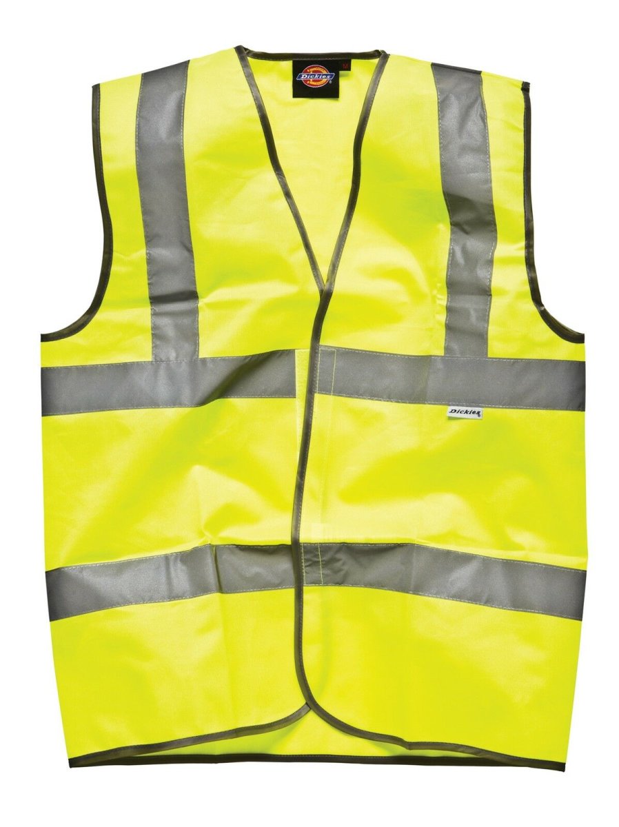 Dickies Hi-Vis Coat SA22010 yellow Warnweste Jagdweste Autoweste Signalweste