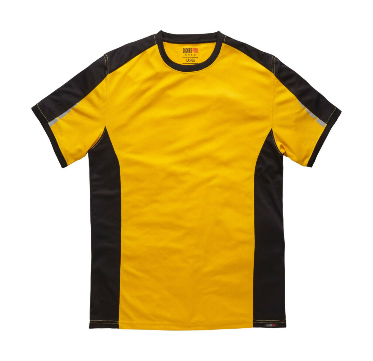 Dickies Pro T-Shirt DP1002 gelb/schwarz Coolcore Worker Shirt Arbeitshemd
