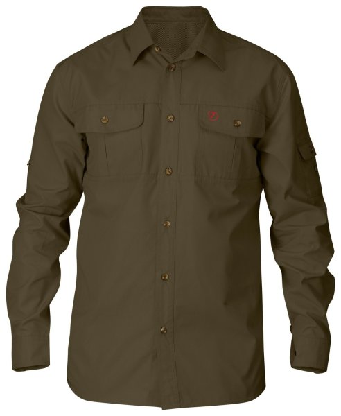 Fjällräven Singi Trekking Shirt  81838 dark olive  G-1000® Hemd Trekkinghemd L