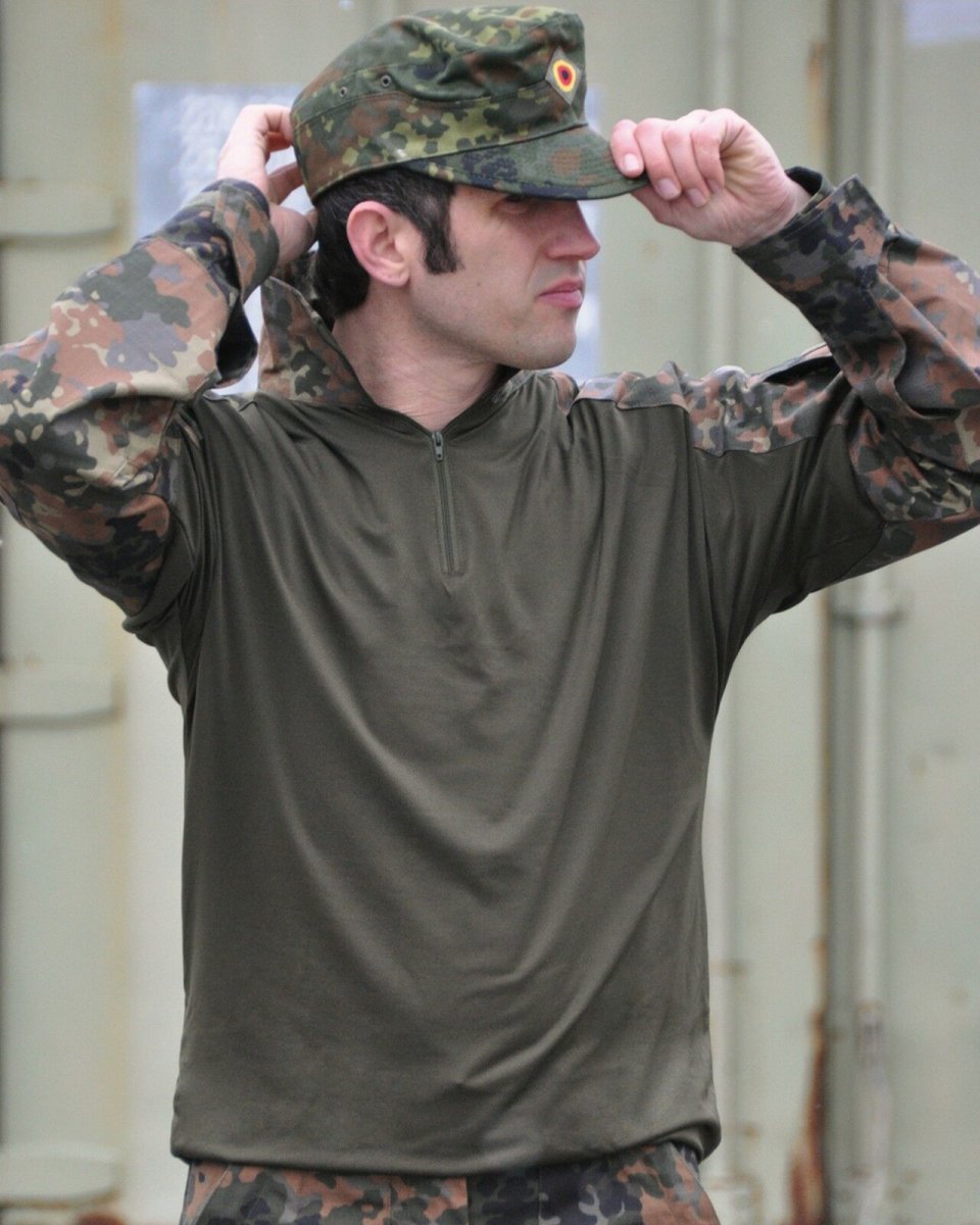 MIL-TEC  Feldhemd Tactical flecktarn Combat Shirt Einsatzhemd Softair Paintball