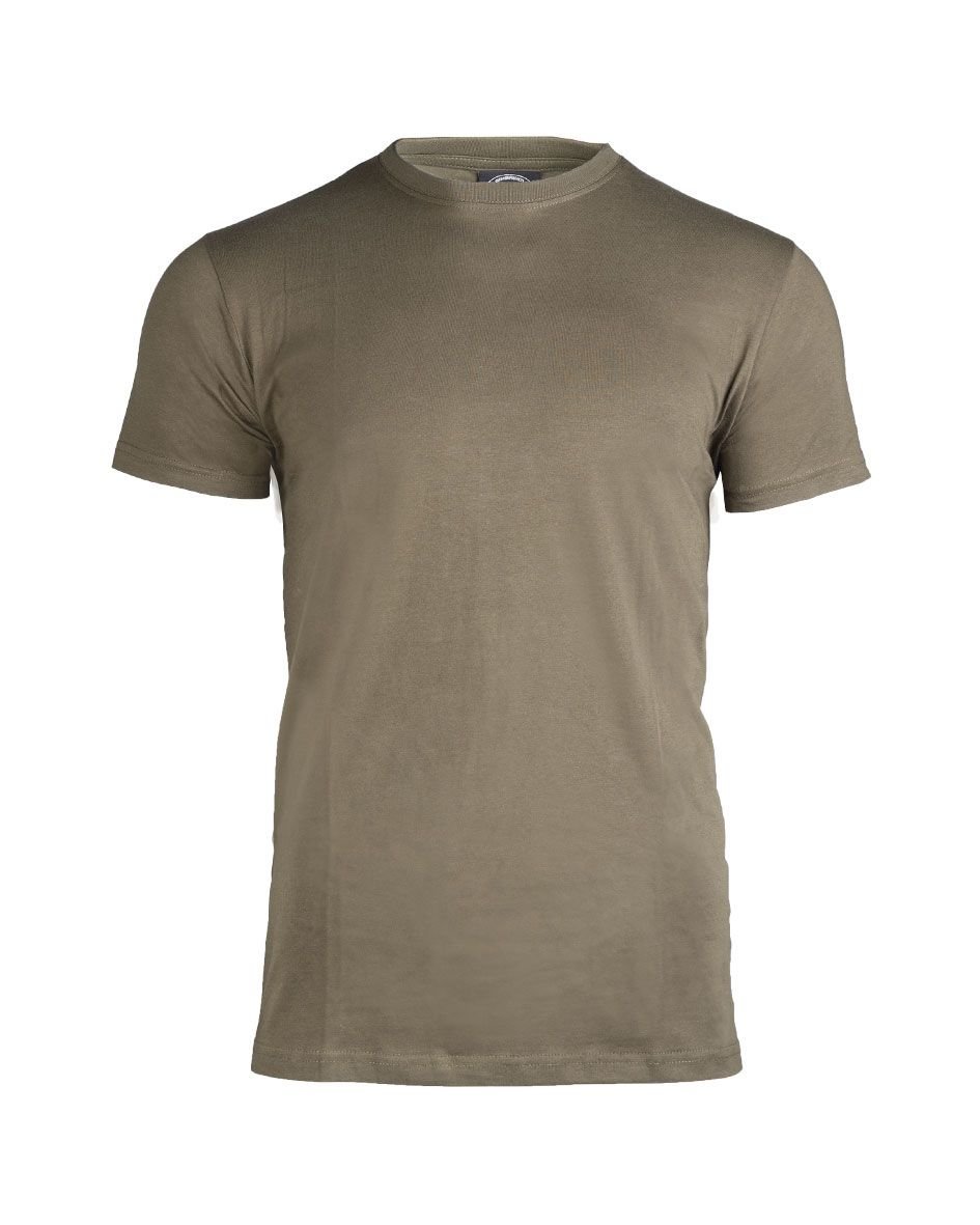 MIL-TEC  T-Shirt oliv US Style Rundhals Shirt Cotton Shirt