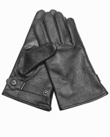 MIL-TEC BW Modell Lederfingerhandschuhe schwarz gef....