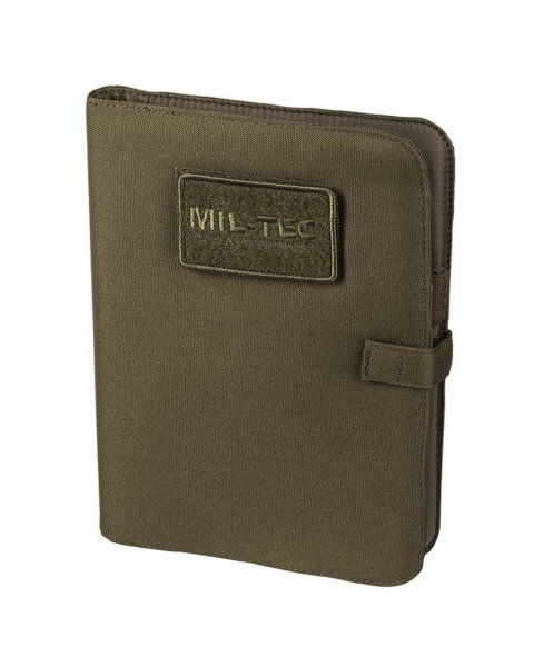 MIL-TEC Tactical Notebook Case medium oliv Military Notitzbuch Mappe