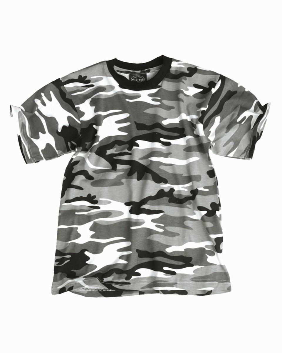 MIL-TEC T-Shirt KIDS urban Tarnshirt Kinder Army Military Shirt Boys &amp; Girls