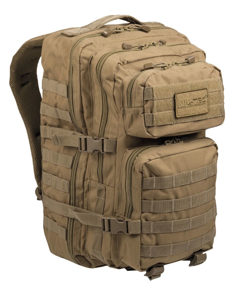 MIL-TEC US Assault Pack large coyote Rucksack 36l DayPack Tagesrucksack Bag
